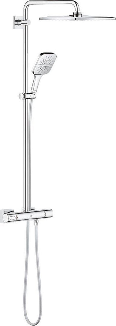 Grohe rainshower smartactive 310 douche à effet pluie mono cube - avec mitigeur thermostatique - chrome - 26652000