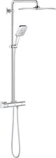 Grohe rainshower smartactive 310 douche à effet pluie mono cube - avec mitigeur thermostatique - chrome - 26652000