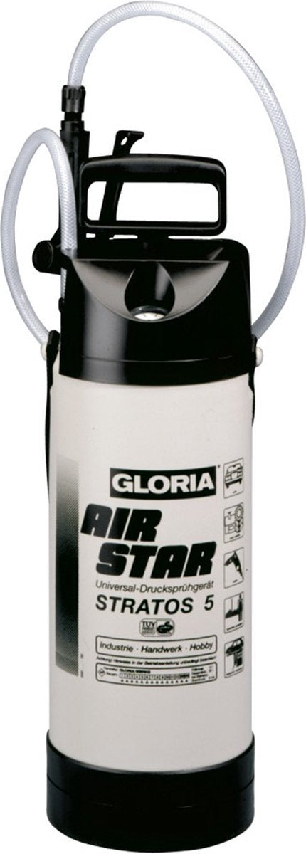 Pulvérisateur à pression Gloria pro 5 knst 5 litres résistant à l'huile