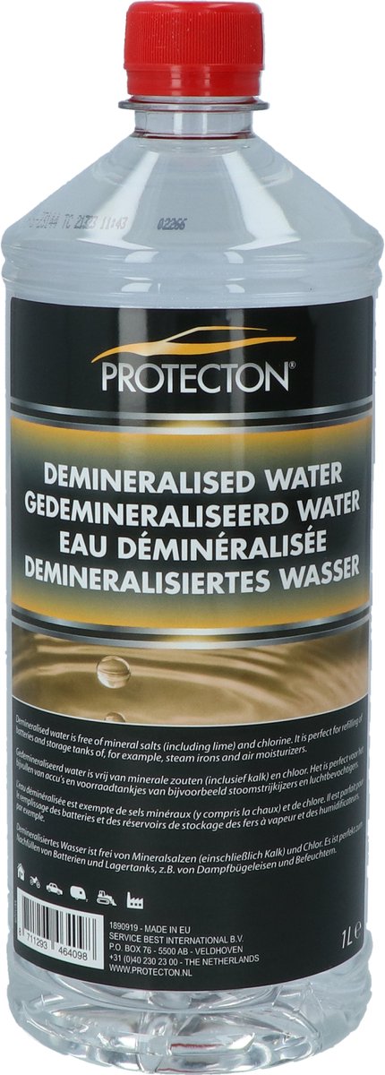 eau déminéralisée 1 litre beige