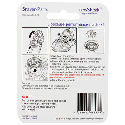 Shaver-Parts Shaver-Parts Scheerhoofd Alt HQ9 HQ177