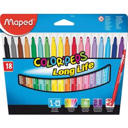 Feutre maped color'peps medium 18 assortis
