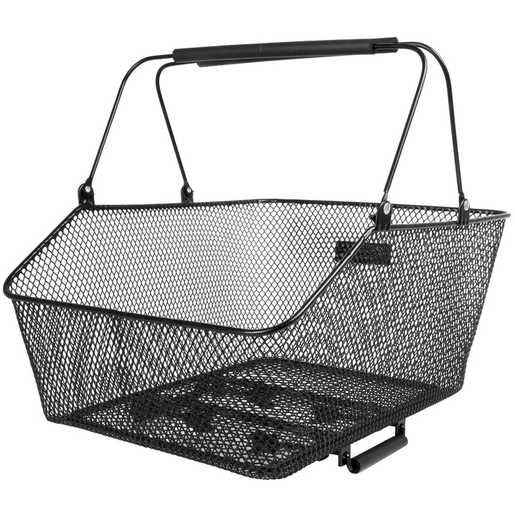 M-wave m-wave détachable de panier à vélo de panier de bagages noirs