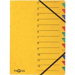 Dossier de tri page jaune A4