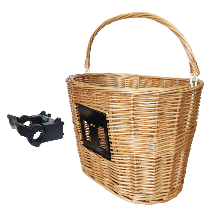 Panier à vélo en osier à ondes M AMOVABLE