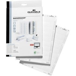 Carte de visite durable 1451-02 30x60mm blanc