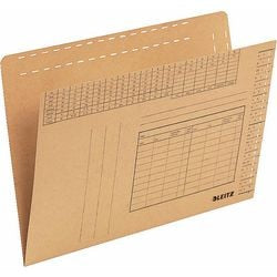 Dossiers suspendus leitz marron 100 pièces carton