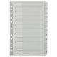 Onglets leitz gris 1 à 12 a4 carton 160g m²