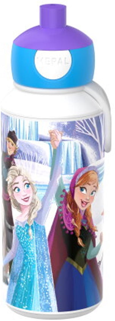 Gourde pop-up Mepal Campus - 400 ml - se ferme bien - gobelet pour enfants - amis la Reine des neiges