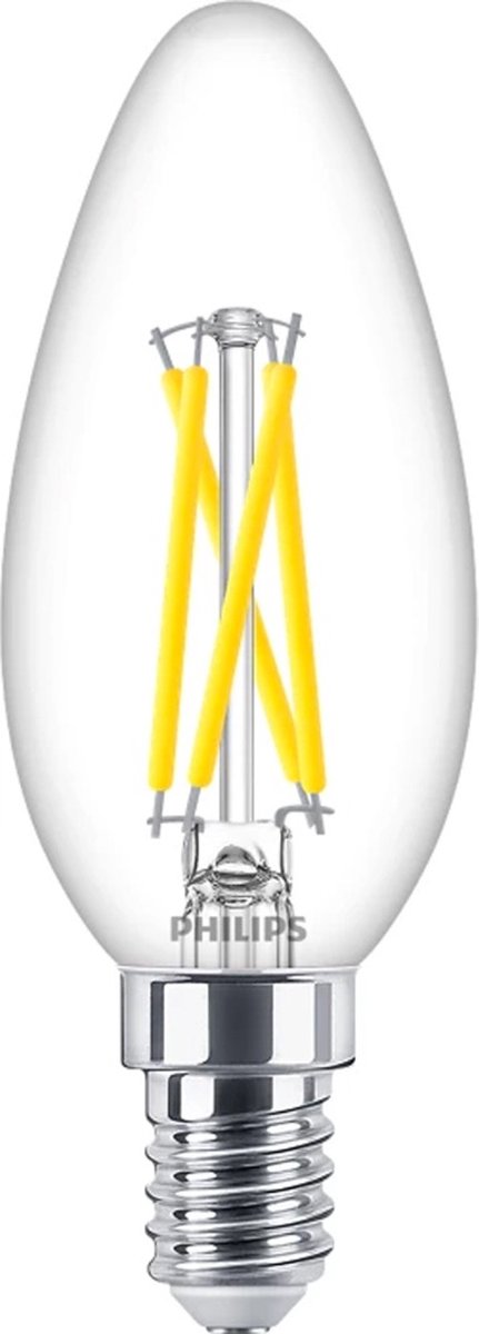 Philips LED Philips Master LED E14 bougie filament clair 2,5W 340lm - 922-927 dim pour réchauffer | meilleur rendu des couleurs - dimmable - remplace 25w