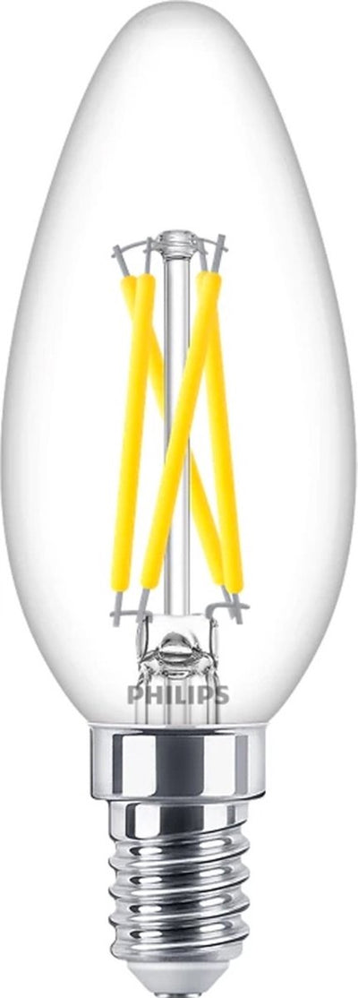 Philips LED Philips Master LED E14 bougie filament clair 2,5W 340lm - 922-927 dim pour réchauffer | meilleur rendu des couleurs - dimmable - remplace 25w