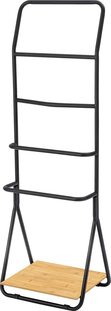 Wenko porte-serviettes verona noir mat 51x157cm - porte-serviettes - porte-serviettes - porte-serviettes autoportant