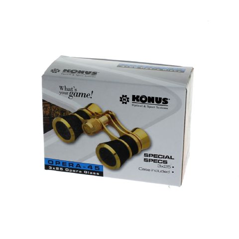Konus Theatre Viewer Opera-45 3x25 Black Gold