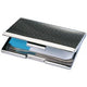 Porte-cartes de visite Sigel VZ130 91x56mm chromé 20 cartes
