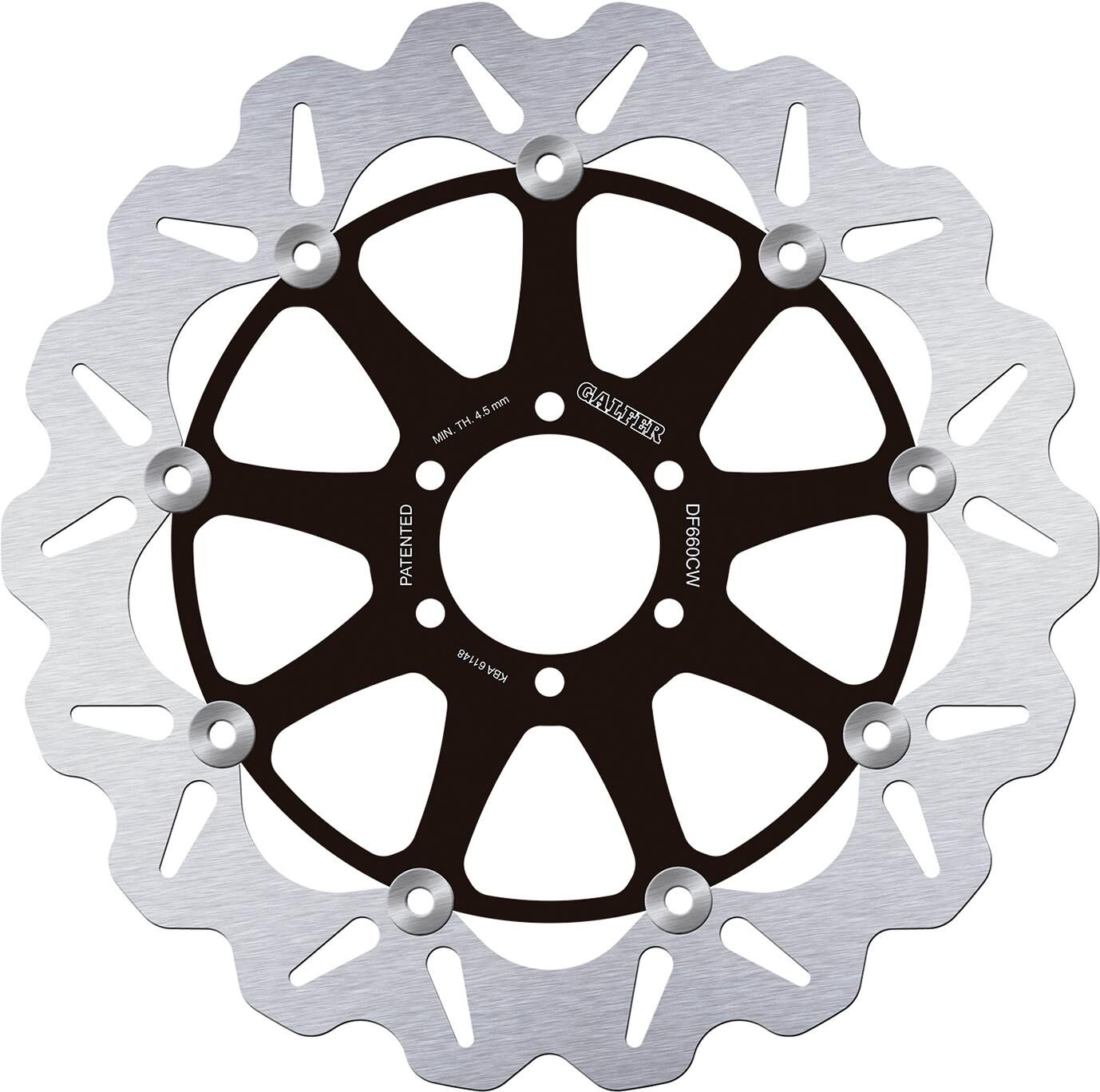 Disque de frein de golf Galfer df660 rotors de frein natation