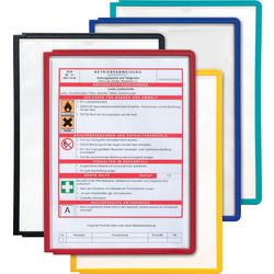 Panneaux de visualisation durables 560600 noir, rouge, jaune, vert, lilas