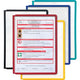 Panneaux de visualisation durables 560600 noir, rouge, jaune, vert, lilas