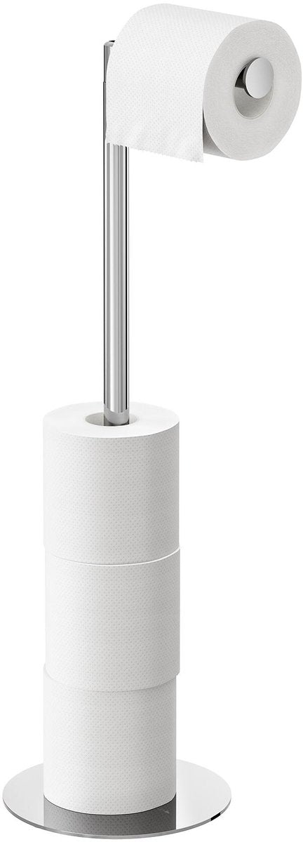 Porte-rouleau de papier toilette Sealskin industriel 2 en 1 - porte-rouleau de rechange - porte-rouleau de papier toilette - chrome