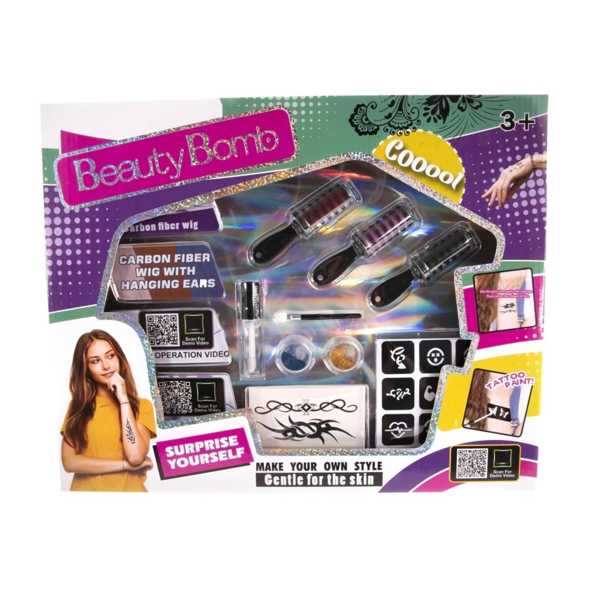 Kit de peinture pour cheveux et tatouages