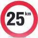 Panneau 25 km pu