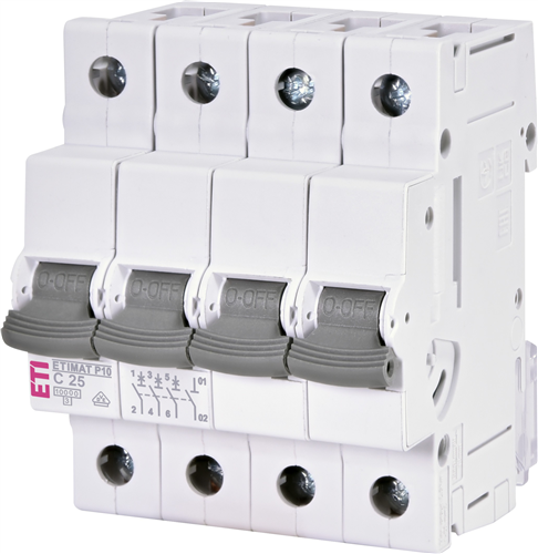 Eti installation automatique c32 10ka 3p+n