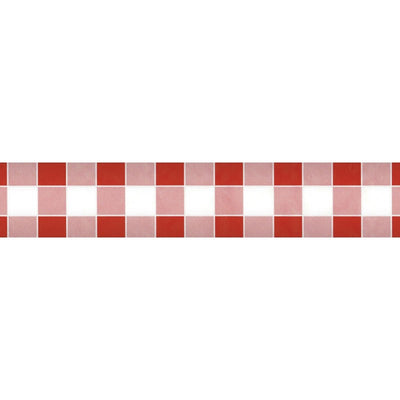 Papier damassé Wicotex 1,20x8m rouge diamant