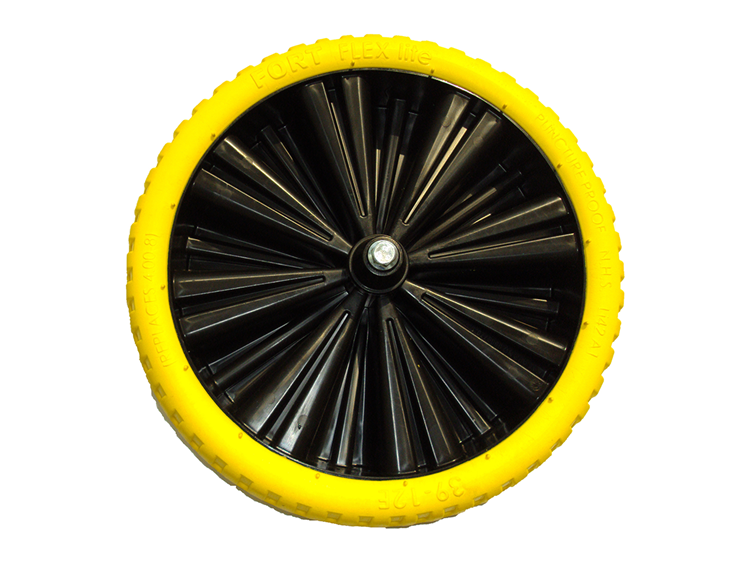 Altrad fort 1033086 - roue fort flex lite jaune | 1 pièce