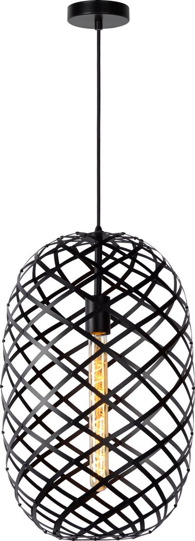 Lucide tungstène - suspension - ø 32 cm - 1xe27 - noir