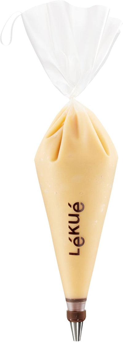 Poche à douille Lékué avec 3 douilles - transparente
