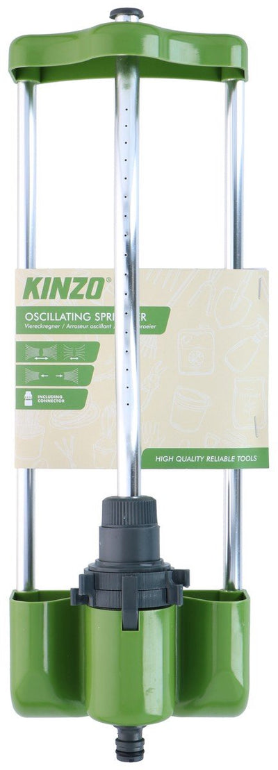 Arroseur pivotant Kinzo - Buse de pulvérisation pour tuyau d'arrosage - Arroseur de jardin pour potager et pelouse - Arroseur de pelouse arroseur circulaire - Répartition de l'eau réglable