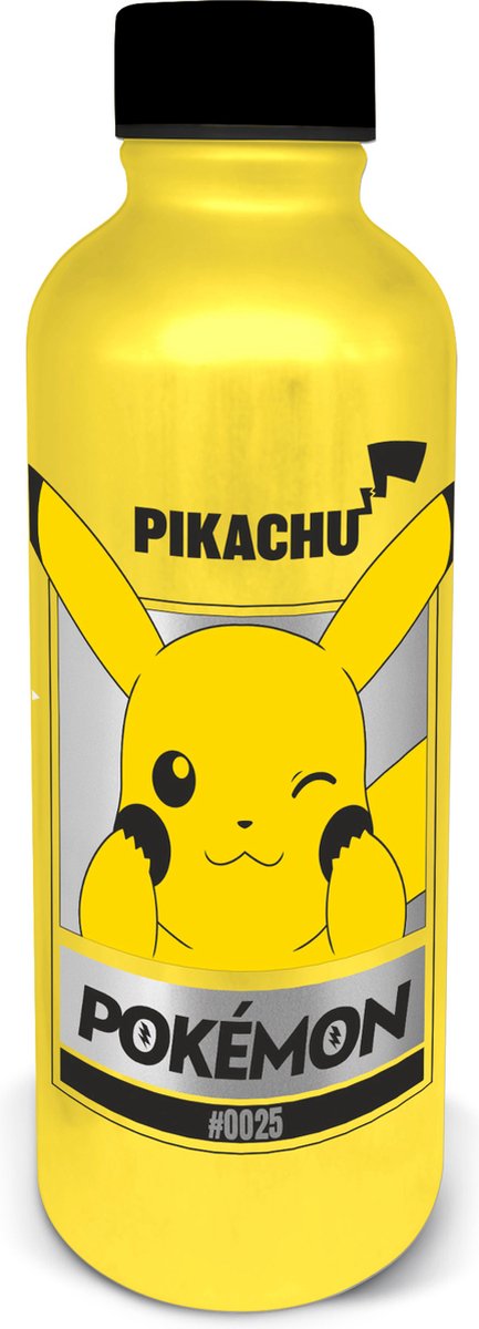 Konix Pokémon - Bouteille d'eau en aluminium - Bouchon à vis étanche - 0,755 ml