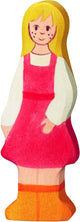 Ferme Holztiger - fille du fermier - 4x2x10cm - figurine en bois - fait main