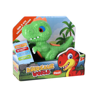 Dino avec la lumière et la fonction du son et de la parole
