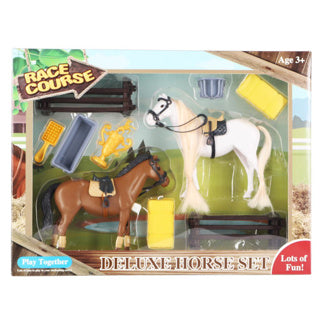 Jeu de chevaux avec accessoires