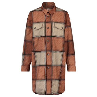 Puch chemise de pluie surdimensionnée imperméable d'hiver urbain extérieur dames cinabre