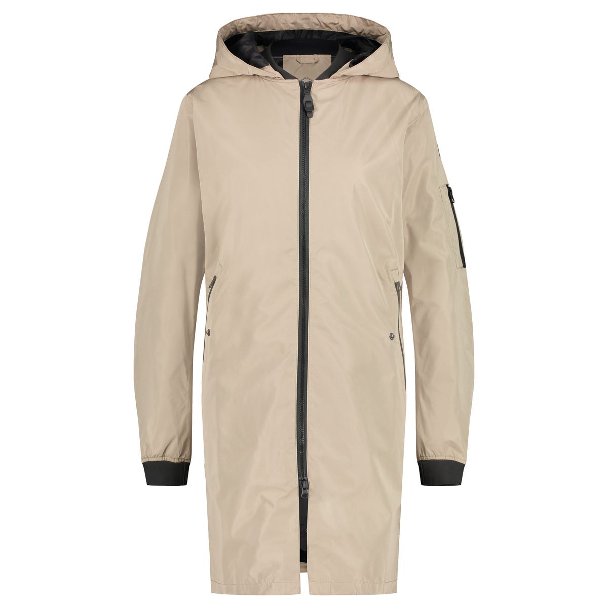 Puch imperméable bomber long urbain extérieur dames ciment