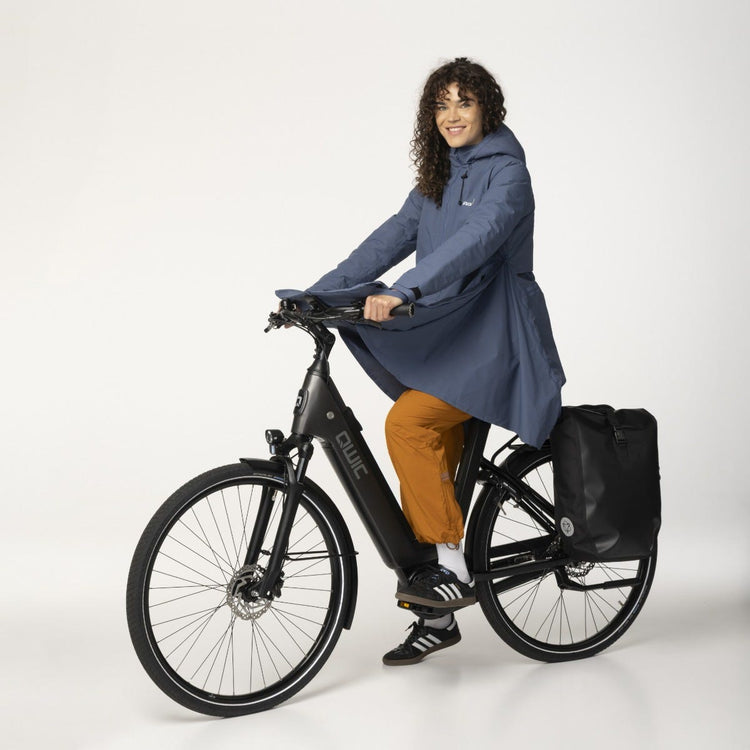 Seq ii imperméable d'hiver urbain extérieur dames denim bleu