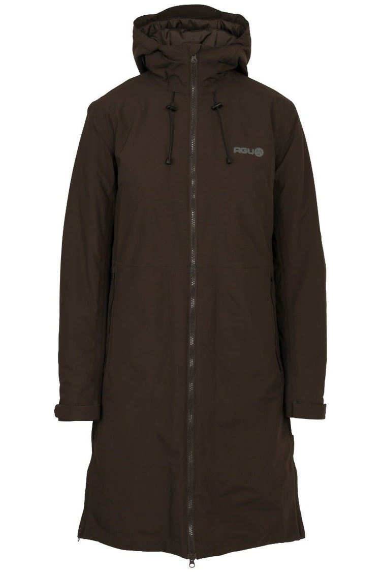 Seq ii imperméable d'hiver urbain extérieur dames café moulu