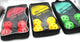 Jonotoys Ensemble de tennis en bois avec 4 balles disponibles en 3 couleurs