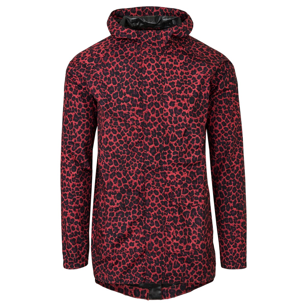 Motion rain parka imperméable urbain extérieur léopard