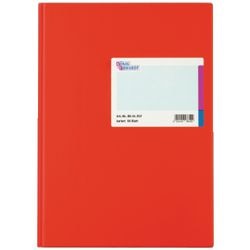 Livre à colonnes könig ebhardt a4 210x297mm carreaux rouges 96 feuilles par livre