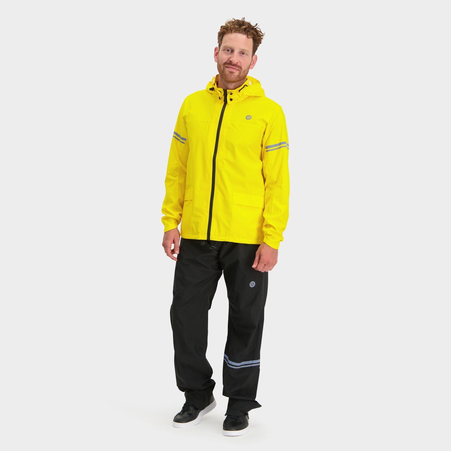 Agu original combinaison de pluie essentiel noir jaune