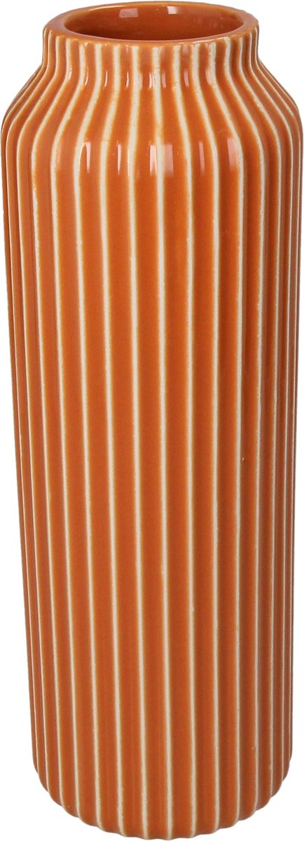 Vase collection HD grès terra 9,5x9,5x26cm