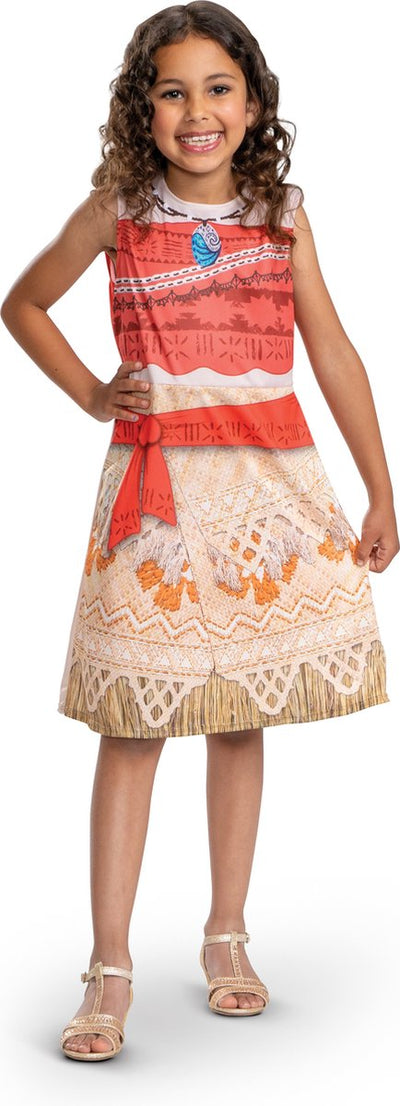 Déguisement disney - moana, costume moana vaiana basic, taille xs (3-4 ans), filles