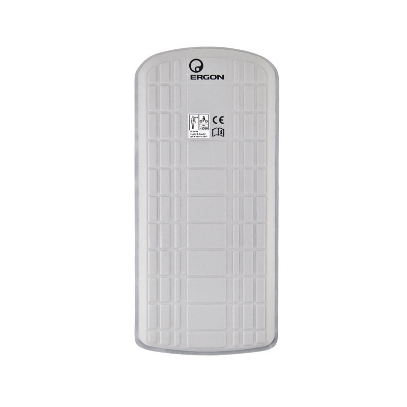Ergon Back Protector BP100 - Gray - Polyester - UCI Enduro - Conception compacte - Flexible - EPS en mousse à 3 couches respirante