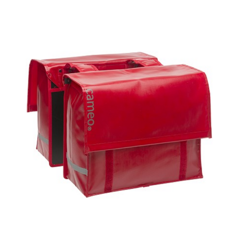 Nouveau Looxs Cameo double bisonyl sacoche vélo - rouge