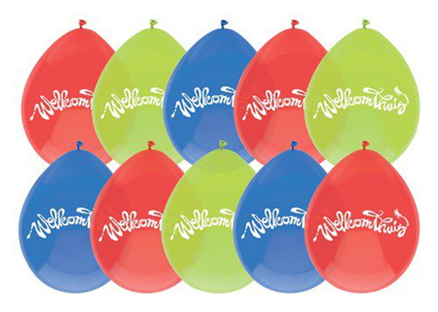 Ballons Haza 10pcs bienvenue à la maison