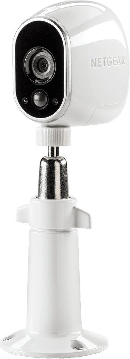 Support mural Arlo (blanc) - montage mural - accessoire certifié - montage réglable, résistant aux intempéries - compatible avec les caméras de sécurité ultra 2 (+xl), ultra, pro 5, pro 4 (+xl), pro 3, essential (+xl), go 2 - vma1000-10000s