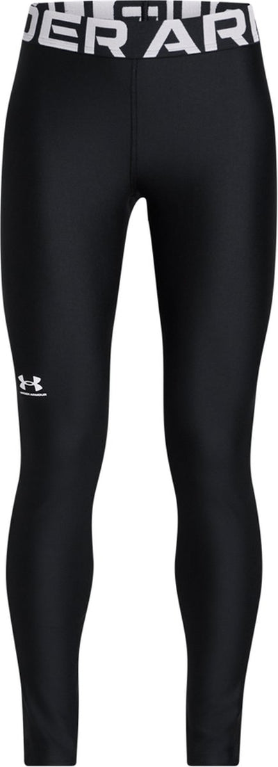 Under armour hg leggings legging de sport unisexe - noir - blanc