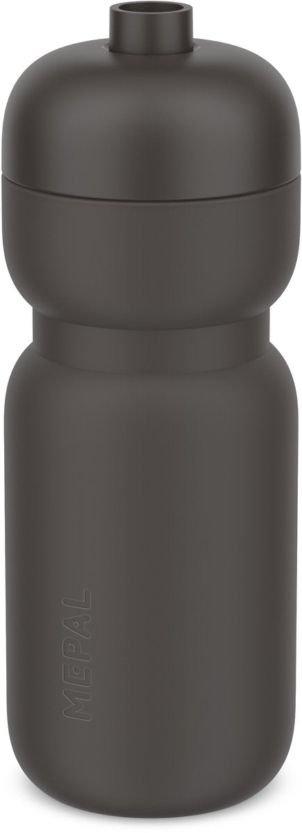 Bouteille d'eau de sport Mepal squeeze - 600 ml - presser et boire - valve étanche - passe au lave-vaisselle - gourdes - noir graphite
